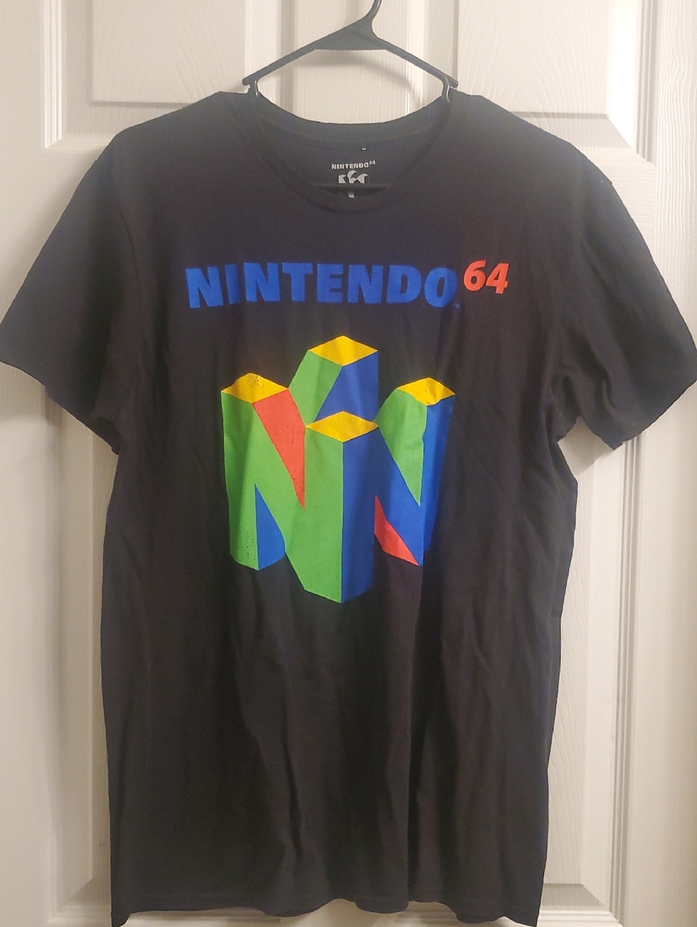 Nintendo Black T-Shirt with Multicolor N64 Logo